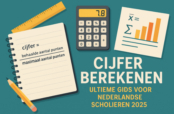 Cijfer Berekenen Gids voor Nederlandse Scholieren 2025 - Complete handleiding met formules en tips